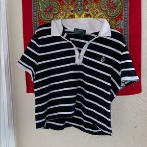 Ralph Lauren zipper collared shirt